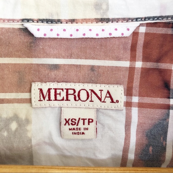 Bleached Distressed Tie Dye Gray & White Top Sz XS - Picture 6 of 7